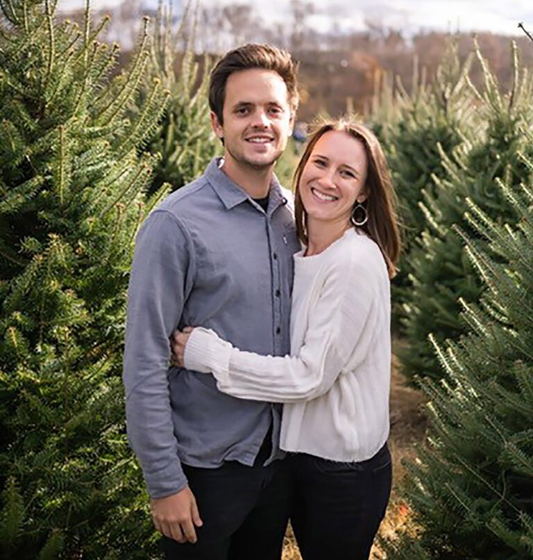 Ashton Love, SBS Class of 2012, with his wife Jeanette.