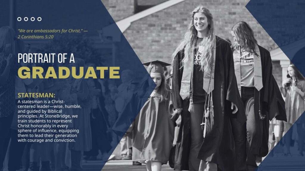 Portrait Of A Stonebridge Graduate: A Legacy Of Christian Character 4 Statesman