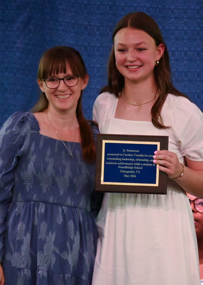 Junior Statesman Award: Caroline Venable, 8th Grade
